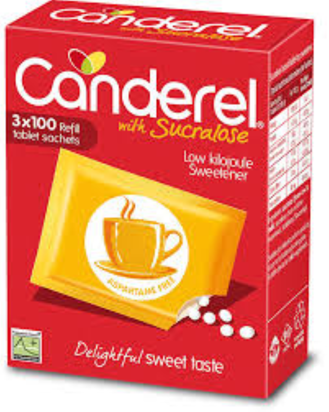 CANDEREL SUCRALOSE TABLETS REF 300'S YELLOW